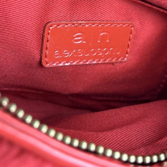 Bold Red Faux Fur Purse with Gold Chain – Glam Statement Bag by alexsusosnu Like - Picture 7 of 9